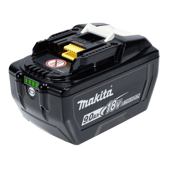 Makita BL1890B Batterie Li-ion 18V 9.0Ah avec témoin de charge (1915H4-0)