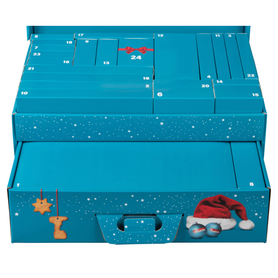 Makita Calendrier de l'avant 2025-2026 (P-84816) Makita Calendrier de l'avant 2025-2026 (P-84816)