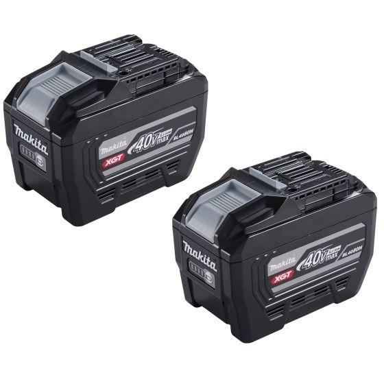 Makita BL4080H Lot de 2 Batteries 40V max XGT 8.0Ah Tabless avec indicateur de charge (1913S3-7) Makita BL4080H Lot de 2 Batteries 40V max XGT 8.0Ah Tabless avec indicateur de charge (1913S3-7)