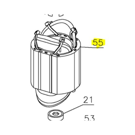 Dewalt Inducteur 230V pour rabot D26204 (N278879) Dewalt Inducteur 230V pour rabot D26204 (N278879)