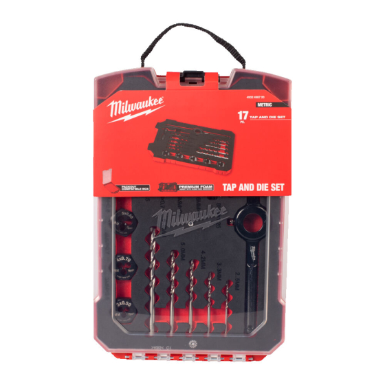 Milwaukee Set de tarauds et de filières métriques PACKOUT (4932498720)