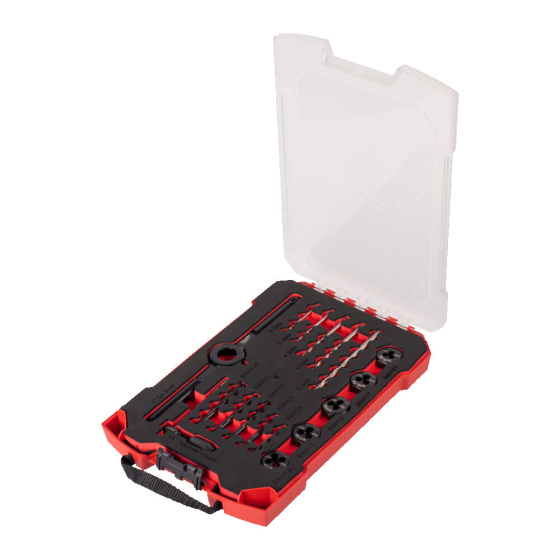 Milwaukee Set de tarauds et de filières métriques PACKOUT (4932498720)