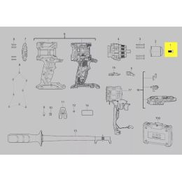 AEG Vis de mandrin ø13mm pour perceuse 18V BSB18BL, BSB18BLLI (4931466463)