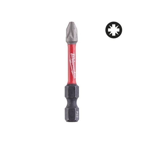 Milwaukee Embouts PZ2 de Vissage Shockwave 50mm (4932430865)