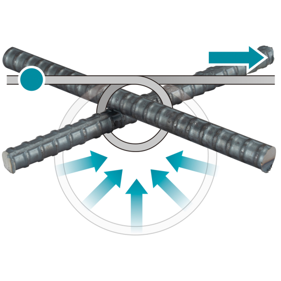 Makita TR001GZ Pince à ligaturer 40V XGT avec coffret Makpac (Machine seule)