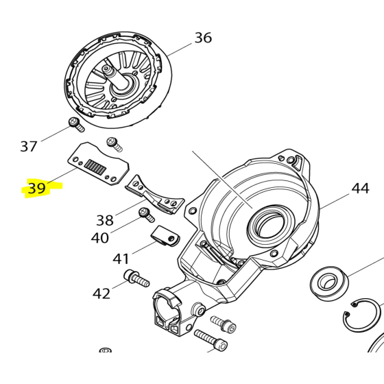 Makita Controleur électronique B pour DUR368, XRU15 (620J62-8)