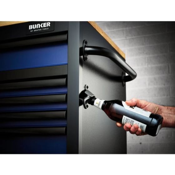 Bunker Servante d'atelier 155cm à 15 tiroirs Bleu (D10747)