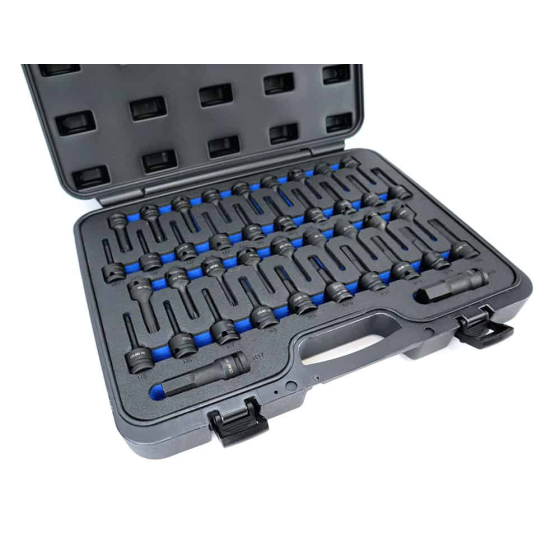 Draper Coffret de douilles à choc Torx, Allen, Ribe & Multidents 1/2" (SK6935CM)