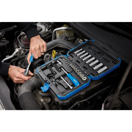 Draper D16355 Jeu de douilles métriques 1/4" (47pcs)