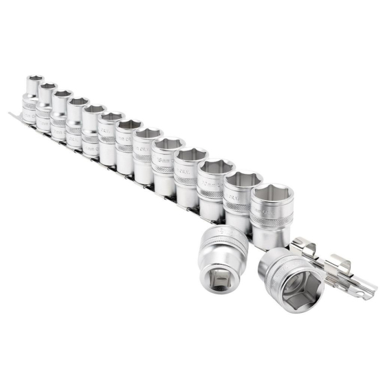 Draper Expert D16496 Jeu de douilles métriques HI-TORQ® 1/2" (15 pièces)