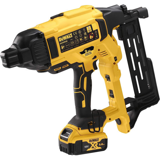 Dewalt DCFS950P2-QW Agrafeuse de clôture 18V XR 2x5.0Ah Li-ion avec coffret T-STAK
