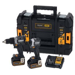 DeWalt McLaren DCK200MP2T-QW Kit 2 outils Perceuse DCD85 & Visseuse DCF85 18V XRP 2x5.0Ah avec coffret T-STAK