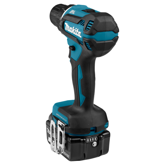 Makita DDF485RTJ Perceuse, Visseuse 18V LXT Li-Ion 2x5.0Ah avec coffret Mak-Pac