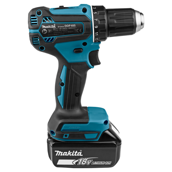 Makita DDF485RTJ Perceuse, Visseuse 18V LXT Li-Ion 2x5.0Ah avec coffret Mak-Pac