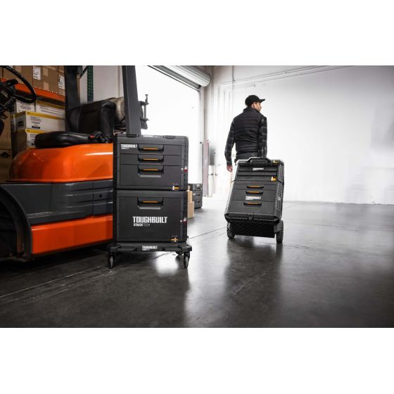 Toughbuilt Trolley Chariot à roulette 3 Tiroirs StackTech TB-B1-D-R93