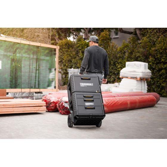Toughbuilt Trolley Chariot à roulette 3 Tiroirs StackTech TB-B1-D-R93