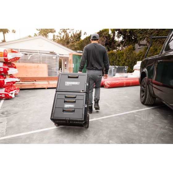 Toughbuilt Trolley Chariot à roulette 3 Tiroirs StackTech TB-B1-D-R93
