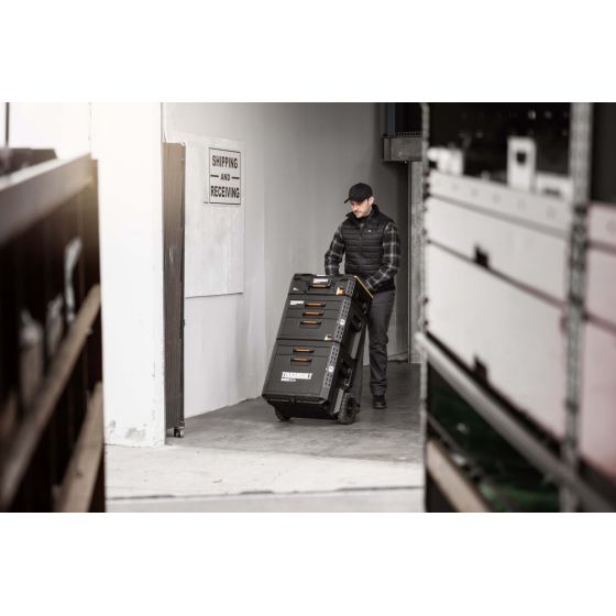 Toughbuilt Trolley Chariot à roulette 2 Tiroirs StackTech TB-B1-D-R92