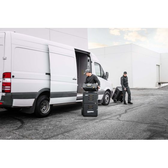 Toughbuilt Trolley Chariot à roulette 2 Tiroirs StackTech TB-B1-D-R92