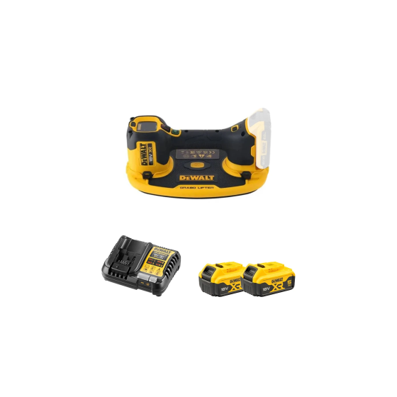 DeWalt DCE590N-XJ Ventouse à vide d'air 18V XR GRABO 120Kg 2x5Ah avec chargeur