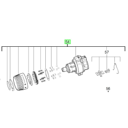Milwaukee Boite à vitesse pour perceuse 18V M18 BLDD2 (4931466289)