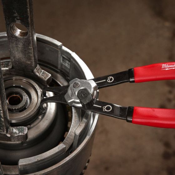 Milwaukee Jeu de 9 pinces à circlip réversible avec support de rangement (4932493632)