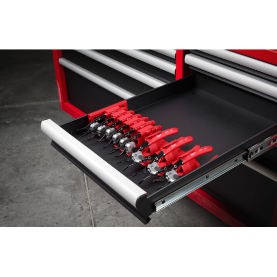 Milwaukee Jeu de 9 pinces à circlip réversible avec support de rangement (4932492496)