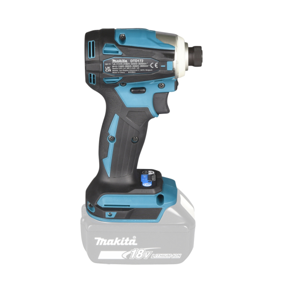 Makita DTD172ZJ Visseuse à choc 180Nm 18V Li-ion 8 modes avec coffret de transport