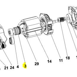 Stanley Induit pour meuleuse d'angle BRG210, BEG220, FMEG210, FMEG220 (N522950)