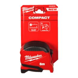 Milwaukee Mètre à ruban 8m professionnelle compacte Gen 2 (4932498780)