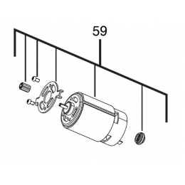 Milwaukee 4931453395 Moteur M12BRAID-0