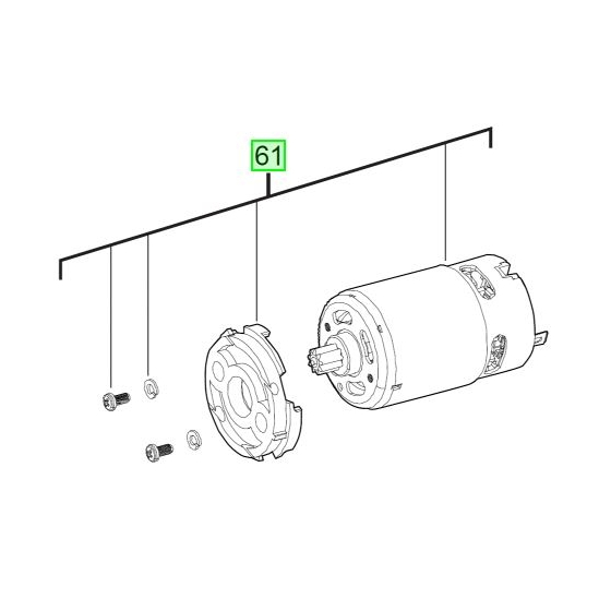 Milwaukee 4931436328 Moteur M12BSD-0