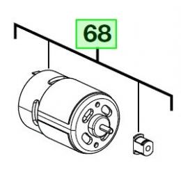 Milwaukee 4931435580 Moteur M12BPD-0