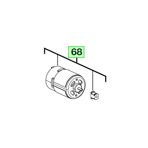 Milwaukee 4931435580 Moteur M12BPD-0