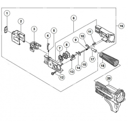 Hitachi 328497 Nez Complet Visseuse W4YD, WF14DSL, WF18DSL