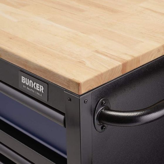 Bunker Servante d'atelier 142cm à 10 tiroirs Gris (D08227)