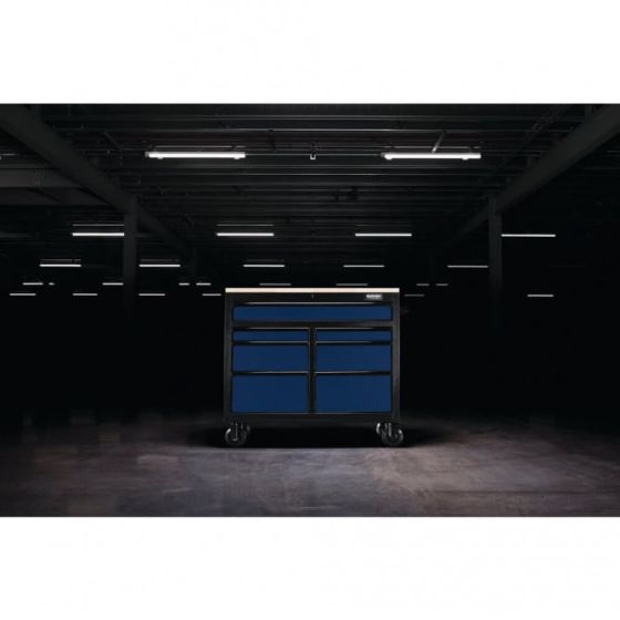 Bunker Servante d'atelier 104cm à 7 tiroirs Bleu (D08222)