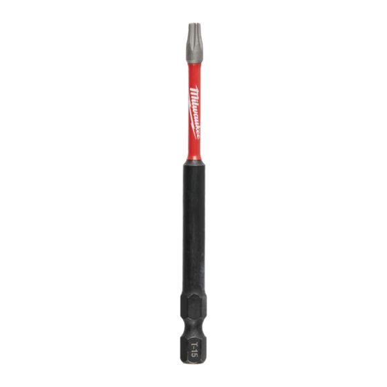 Milwaukee x1 Embout Torx 10 de Vissage Shockwave 90mm (4932500233)