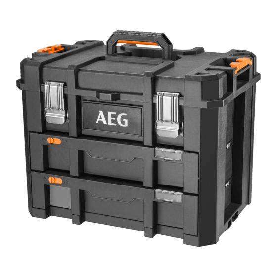 AEG AEGHD2DB Caisse de rangement à 2 tiroirs QUICKSTACK (4932499696)