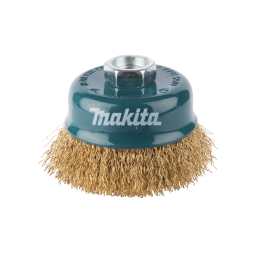 Makita Brosse ø75mm boisseau à fils acier laitonnés et ondulés (D-39768)