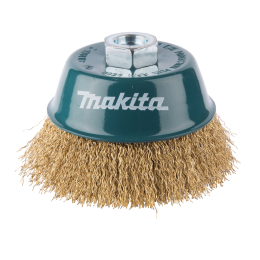 Makita Brosse ø100mm boisseau à fils acier laitonnés et ondulés (D-39805)
