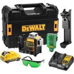 DeWALT DCE089D1G-QW Laser croix vert XR 12V et 1x2.0Ah