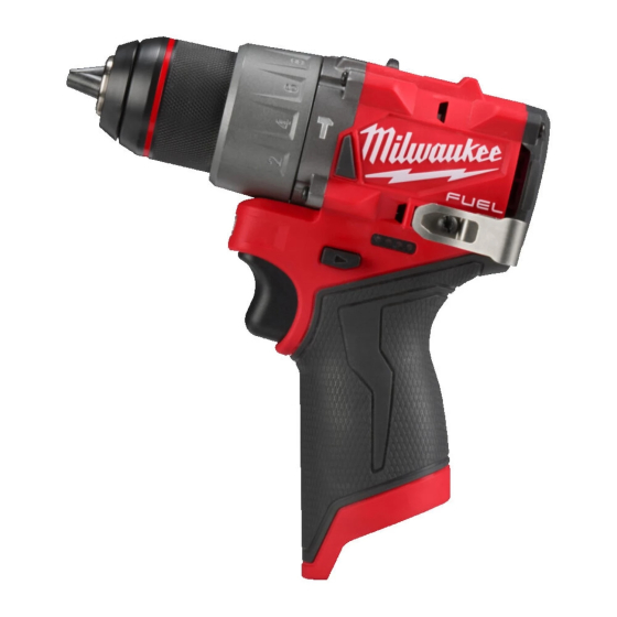 Milwaukee M12 FPP2A2-0X Pack de machines perceuse 12V M12FPD2 & Visseuse à chocs M12FID2 avec coffre de transport