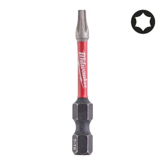 Milwaukee Embout TX15 de Vissage Shockwave 50mm (4932451286)