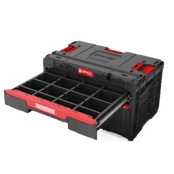 Qbrick System ONE Coffret à outils 2 tiroirs Plus2.0 (SKRQONED2PCZAP003)