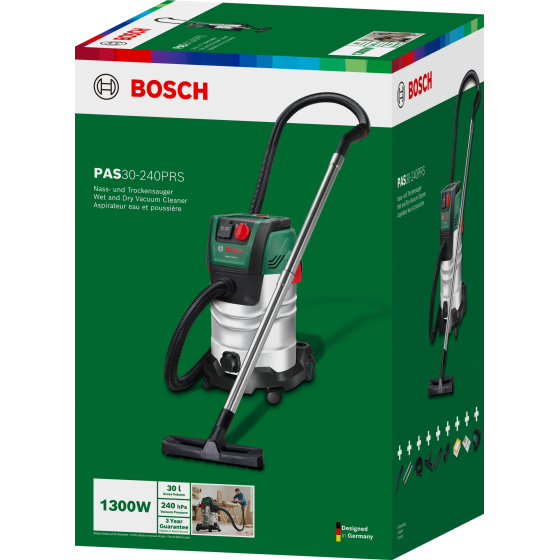 Bosch PAS30-240PRS Aspirateur universel eau & poussières (06033E73W0)