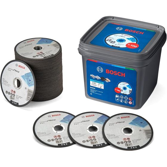 Bosch x100 Disques à tronçonner métal ø125x1mm (061599765G)