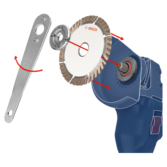 Bosch x100 Disques à tronçonner métal ø125x1mm (061599765G)