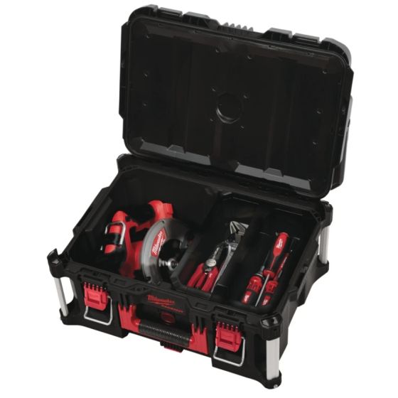 Milwaukee Set Packout Starter x1 Trolley avec tiroir & Coffret large & organisateur Slim (4932498984)