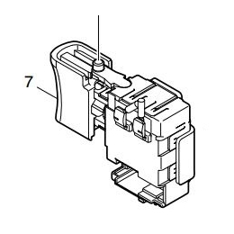 Makita 650602-8 Interrupteur TG563FSB-3